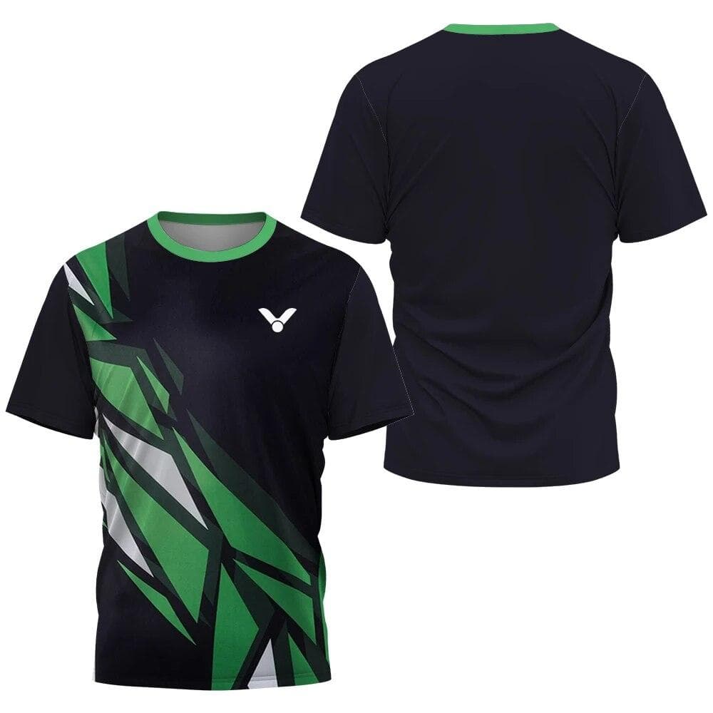 Absorbent Breathable Basketball Team Jersey Comfortable Men's Table Tennis Quick Dry Suit Badminton Short Sleeve Tops 6XL