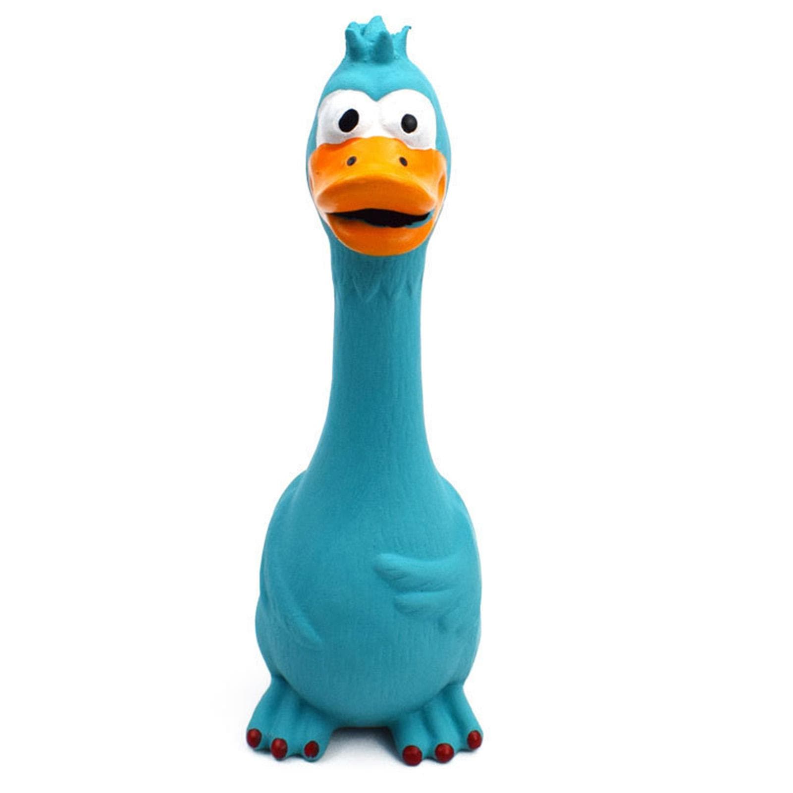 Dog Screaming Chicken Toy Interactive Bite Resistant Squeeze Sound Chicken Toy for Small Medium blue