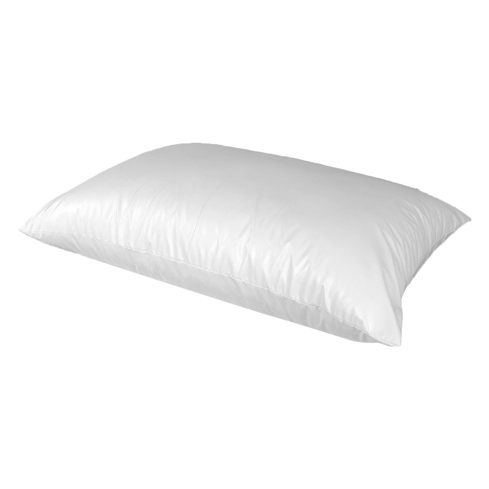 Waterproof Pillow Protector Polyester Fiber White Comfortable 16.9x28.7in Pillow Covers for
