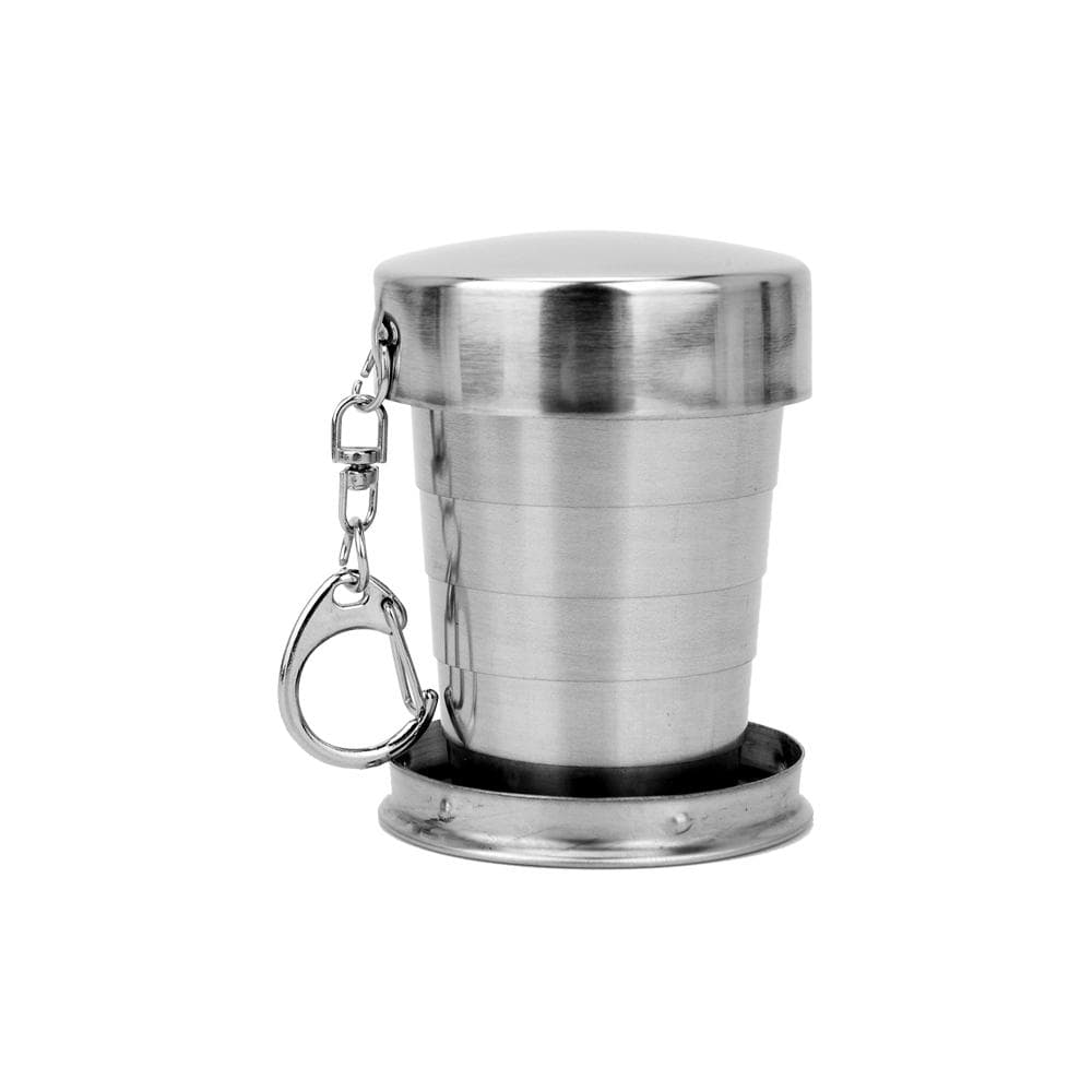 75ml/150ml/250ml Portable Stainless Steel Coffee Mug Foldable Cup Outdoor Hiking Camping Travel Collapsible Telescopic cup