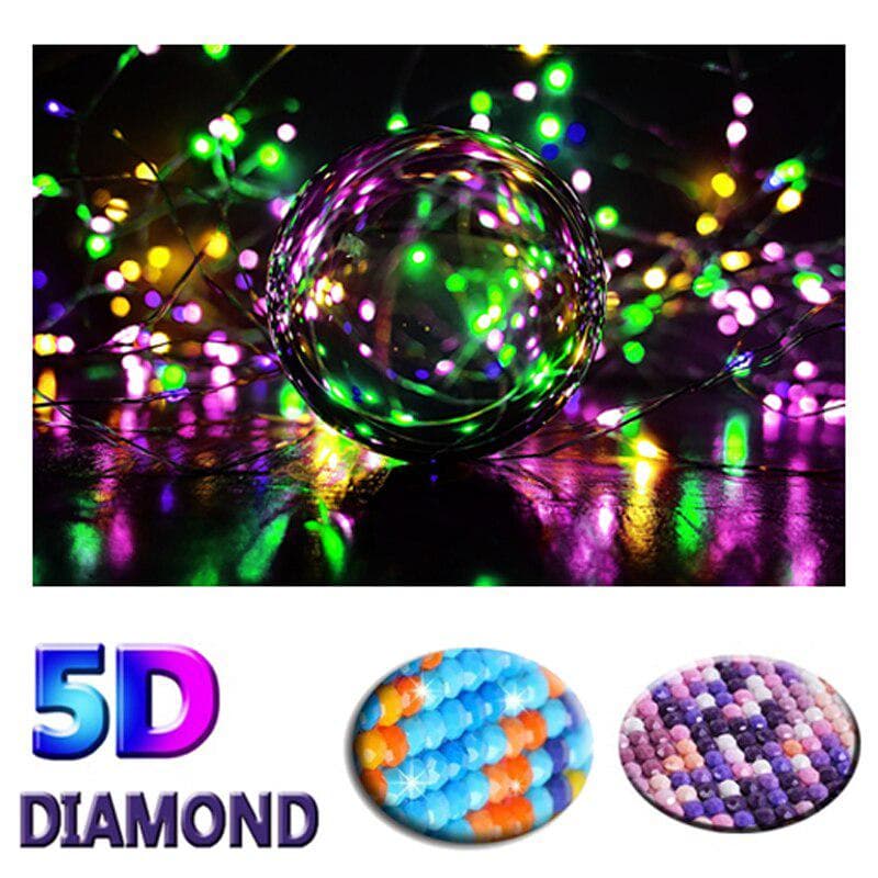 Full Drill DIY Diamond Painting Starlight Embroidery Cross Stitch 20X30CM