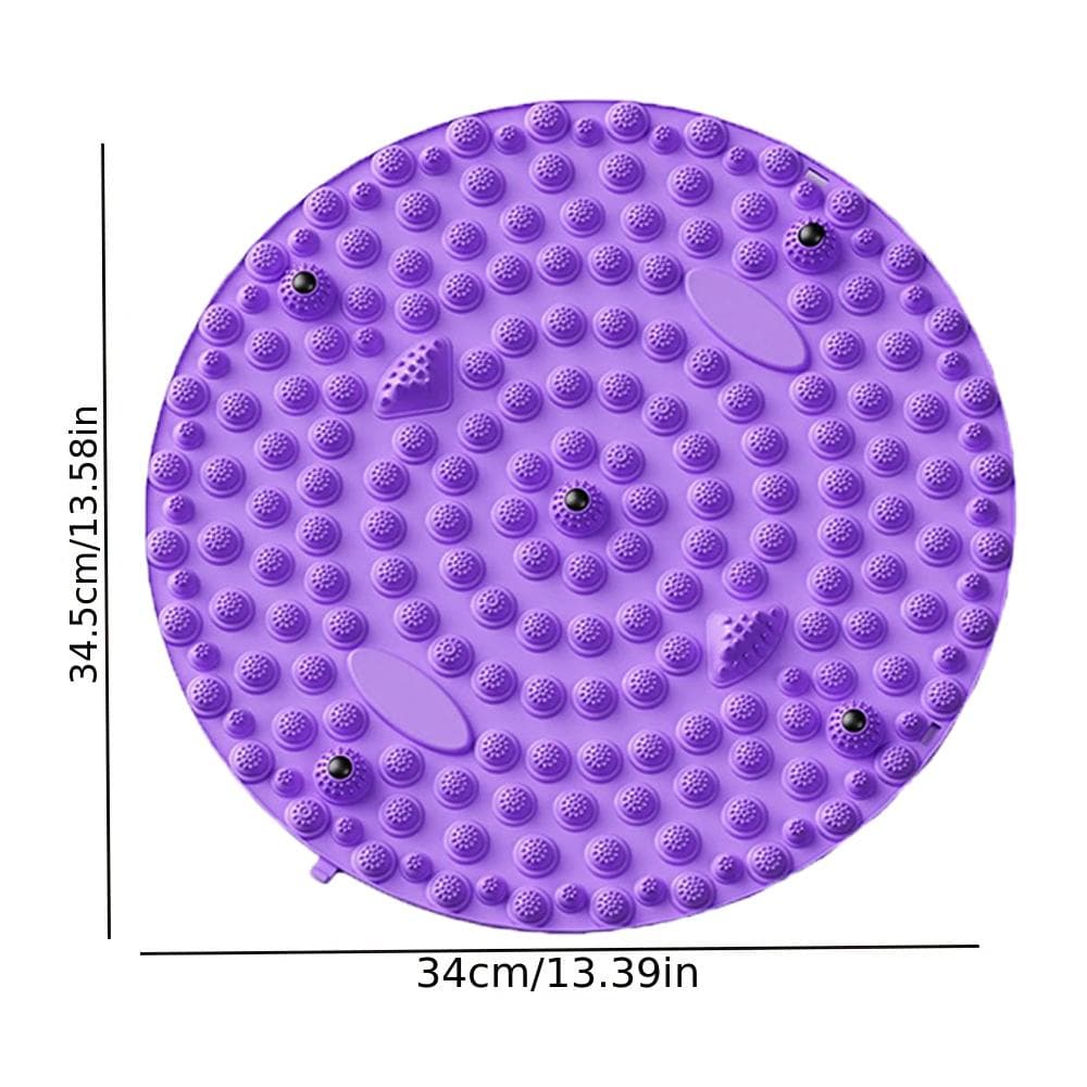 Finger Pressure Board Foot Massage Pad Health Walk Pressure Board Foot Yoga Mat Training Accessories purple