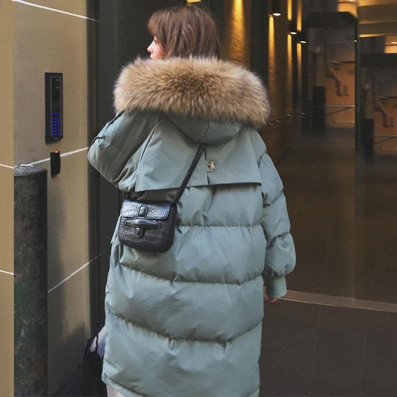 New Winter Large Size Down Cotton-padded Clothes Women's Medium and Long Korean Version Cotton-padded Clothes Loose Cotton-padded Jackets XXXL