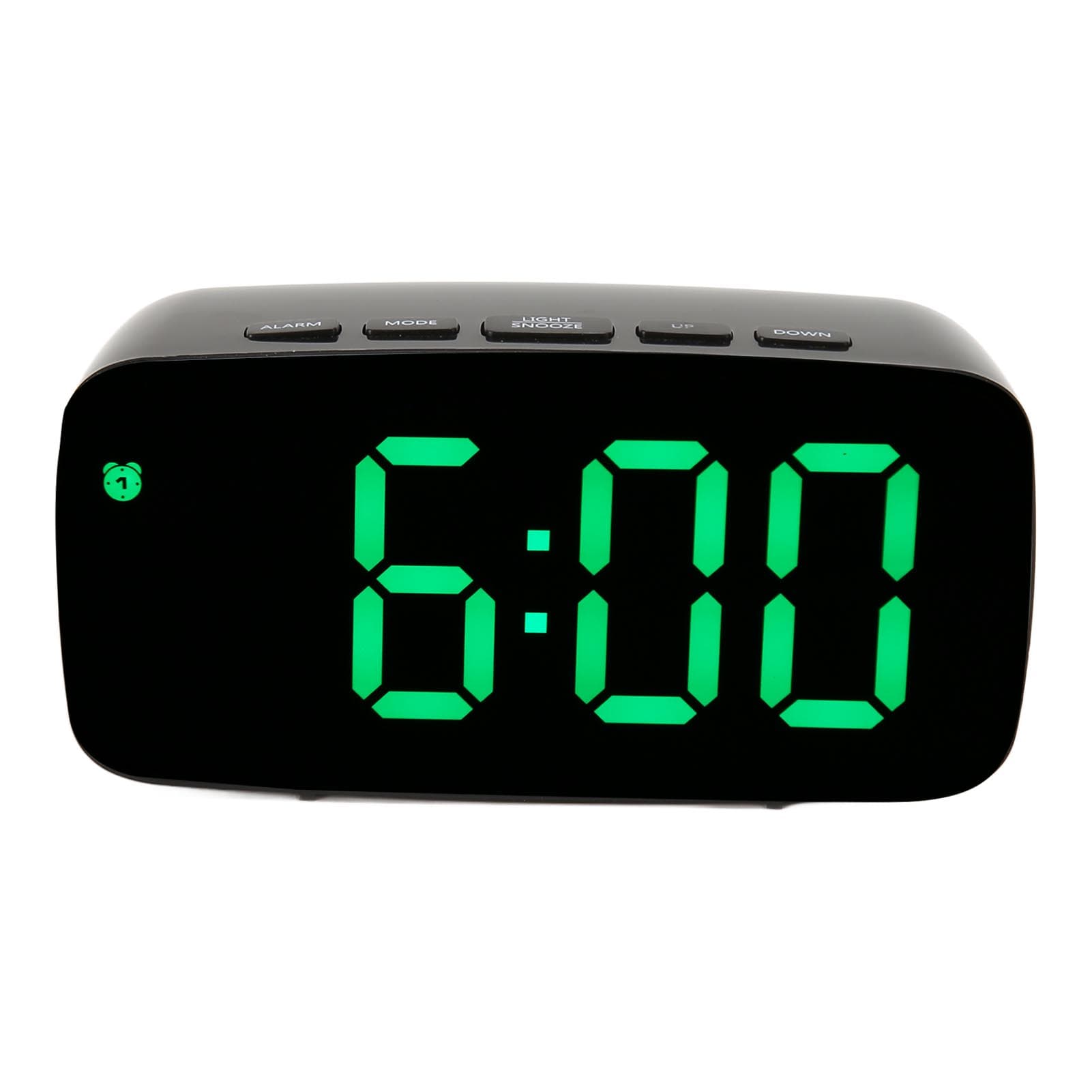 Mirror Clock Large Display Digital Alarm Clock LED Electronic Clock for Bedside Desktop Room