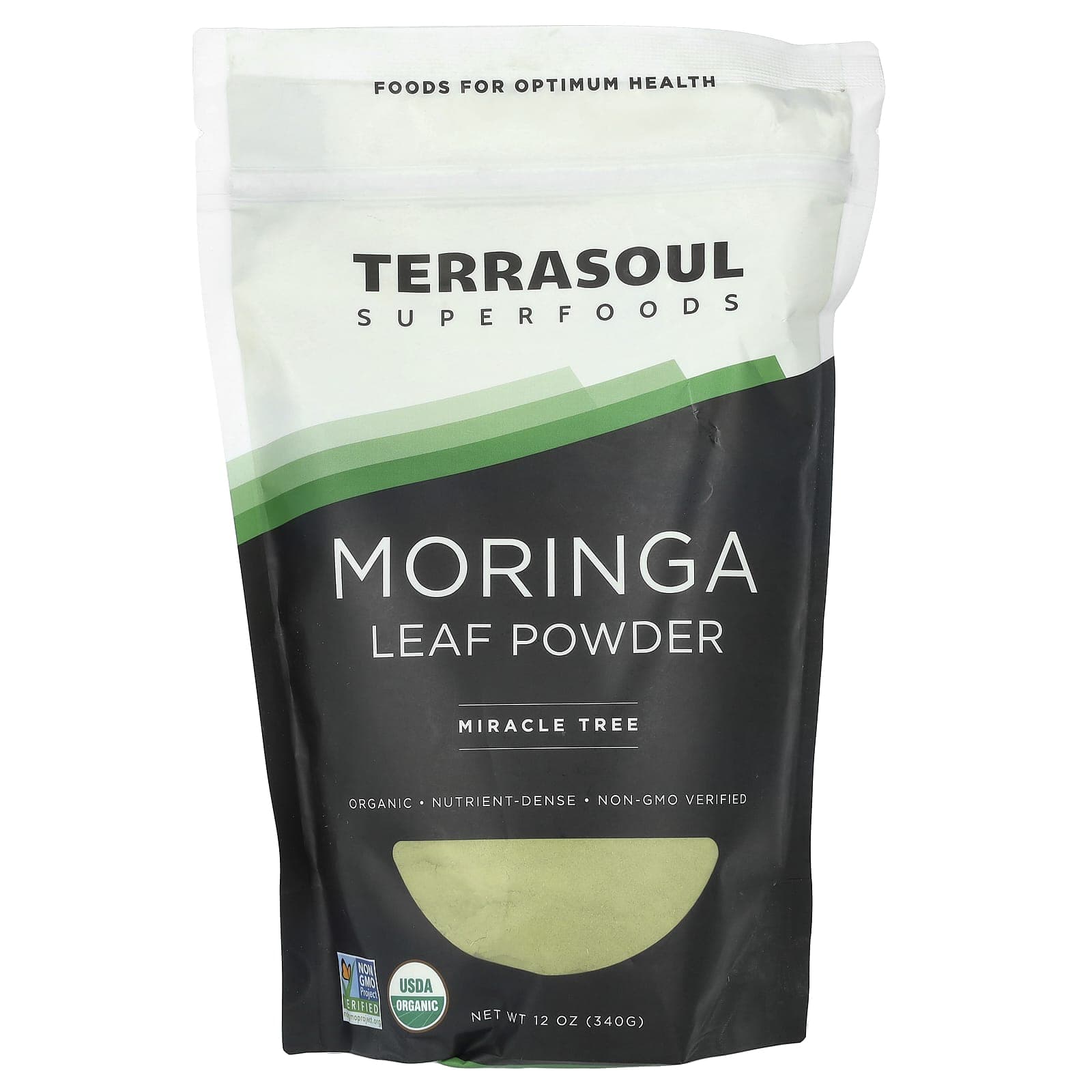 Terrasoul Superfoods, Moringa Leaf Powder, Miracle Tree, 12 oz (340 g)