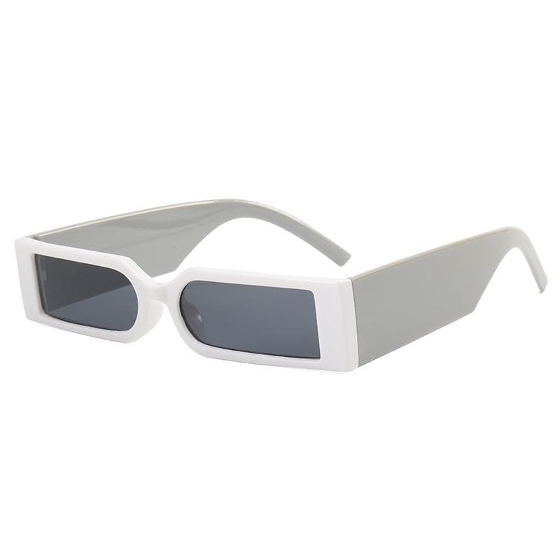 Luxury Rectangle Fashion Sunglasses for Men Hip Hop Vintage Designer Black Shades UV400 Small Frame Personality Eyewear