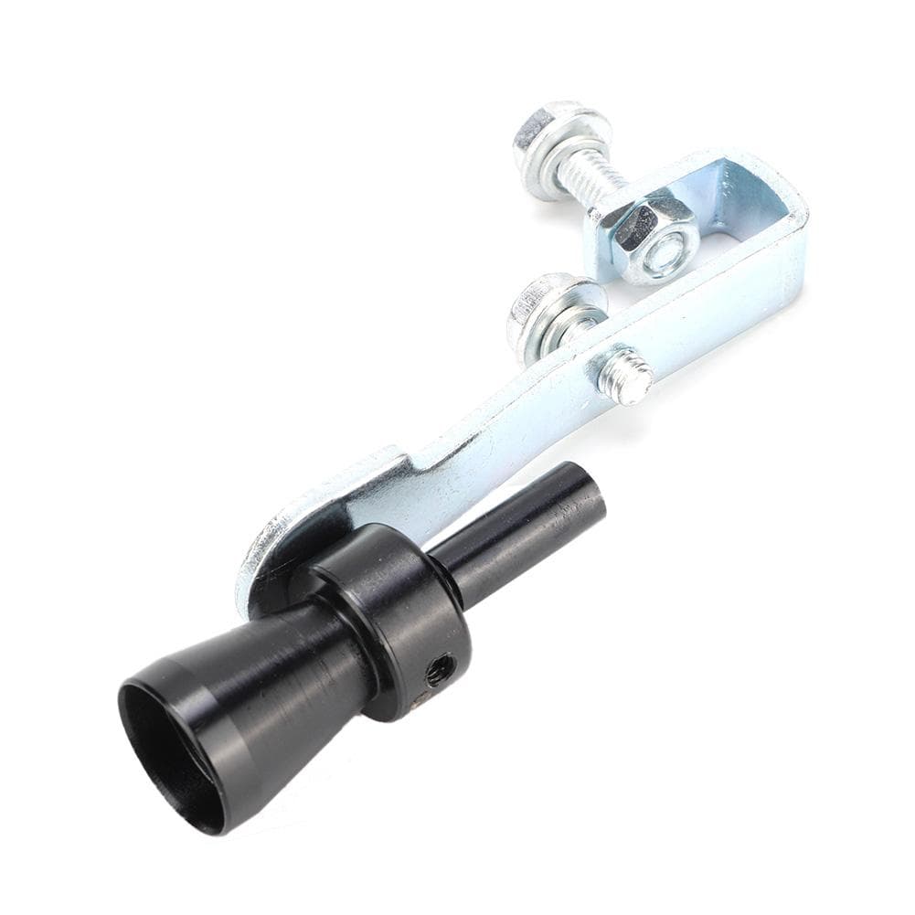 Car Modification Tail Throat Exhaust Pipe Whistle Aluminium Alloy Black