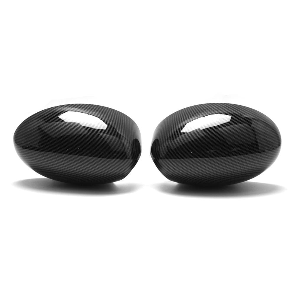 1 Pair of Side Mirror Cover Door Wing Mirror Cover  Rearview Mirror Cap Replacement for BMW Mini black