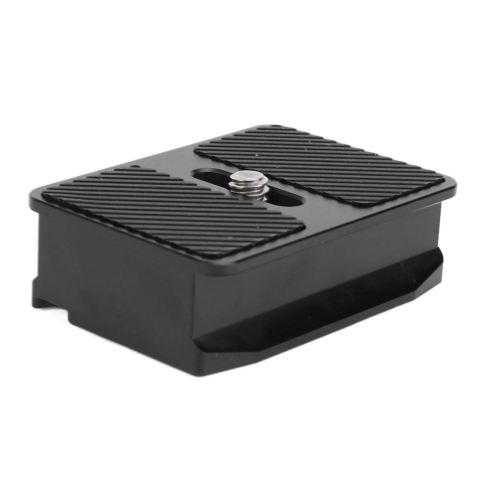 Quick Release Plate with 14 Inch Screw Aluminum Alloy Black Metal Tripod Mount Plate for RS4