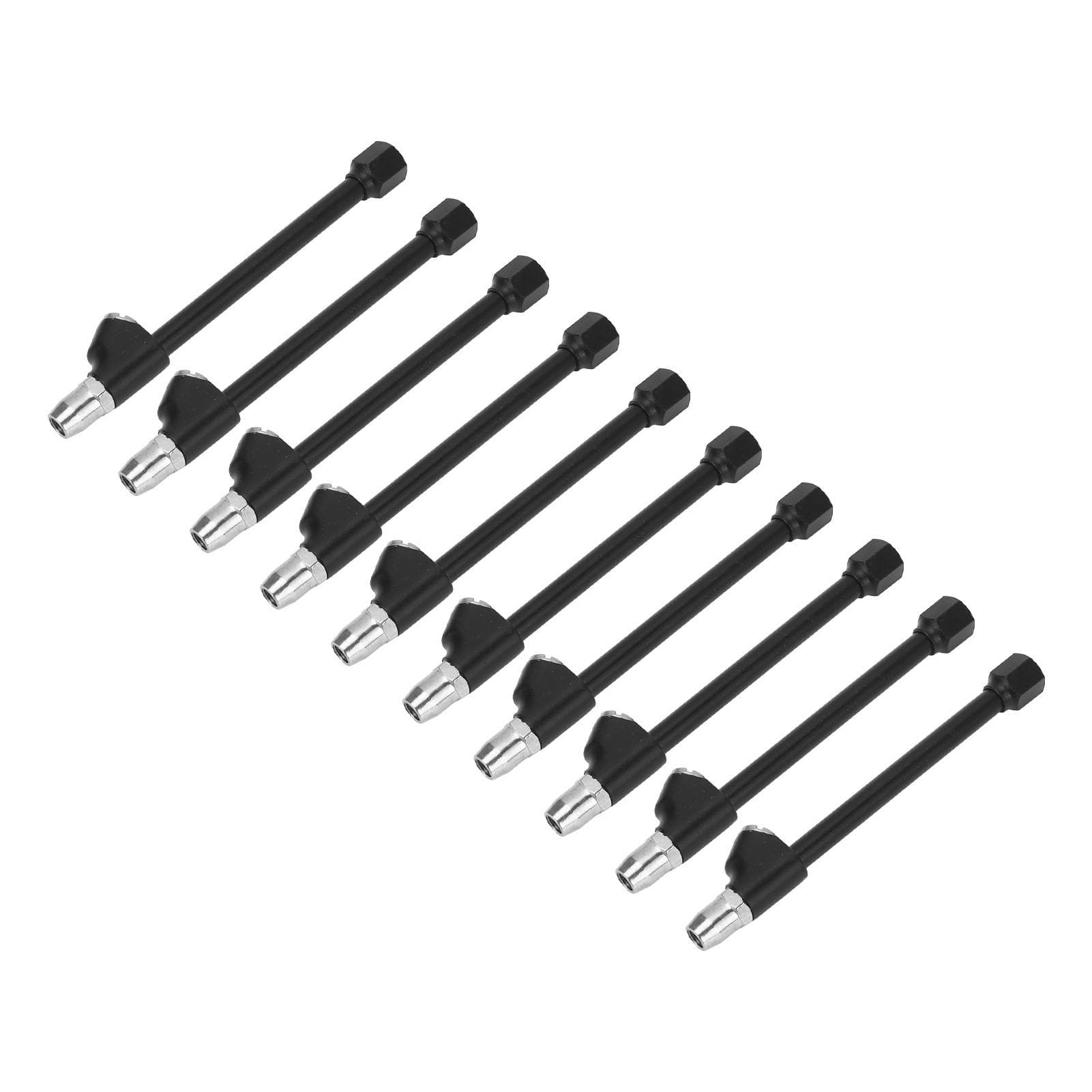 10 Set Dual Head Air Chuck Replacement 14 FNPT Extended Reach 2 Way Connection for Truck