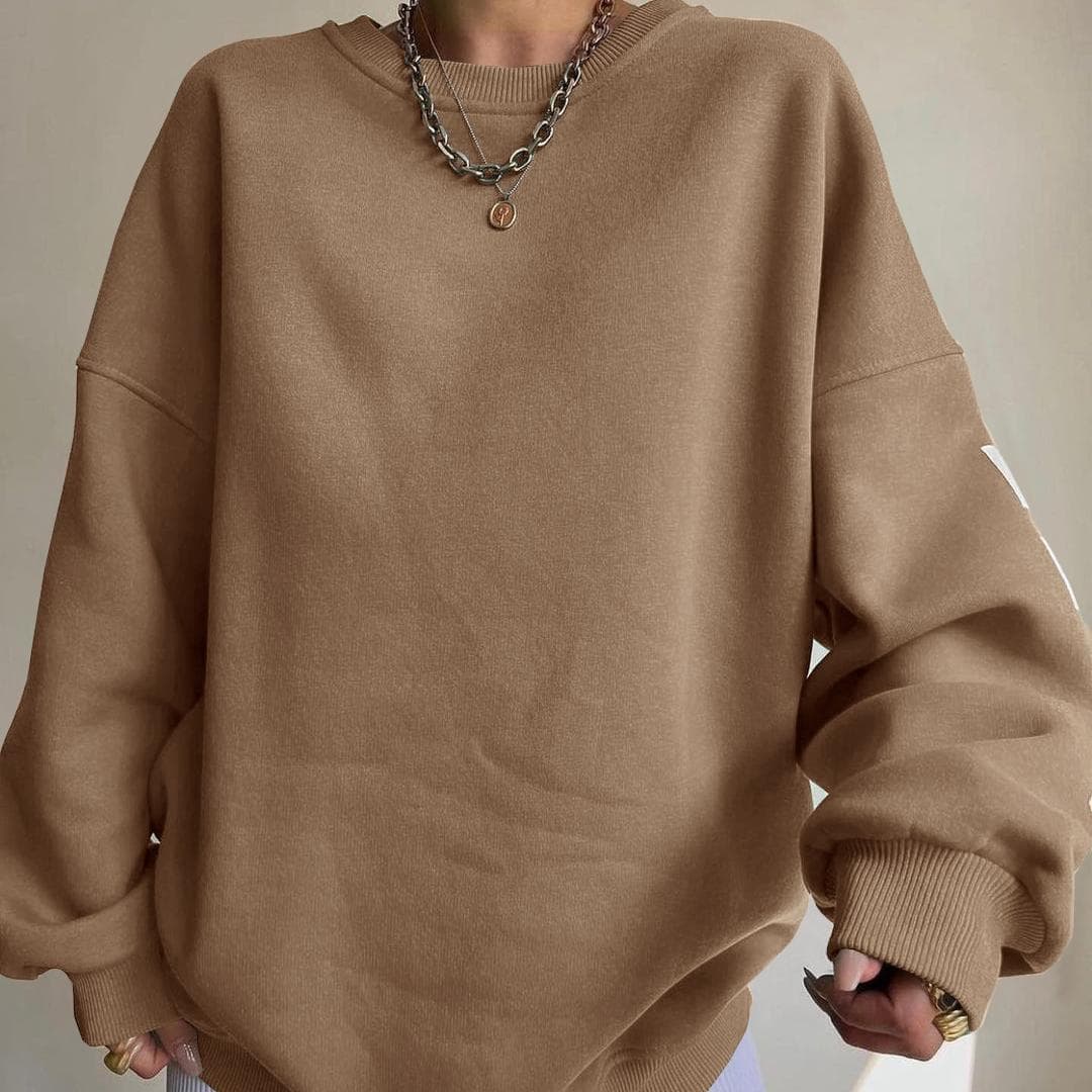 BITCED Women's Casual Fashion Print Thick Top Long Sleeve Hoodie XL