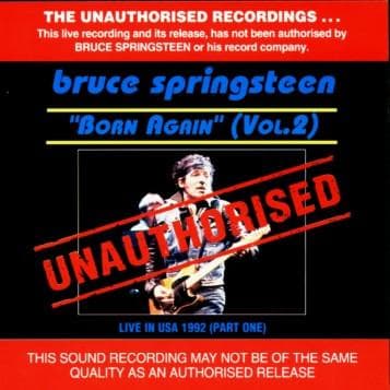 CD BRUCE SPRINGSTEEN - Born Again (Vol.2) Live In USA 1992 BAN045B Banana 1993 Australia Rock Used