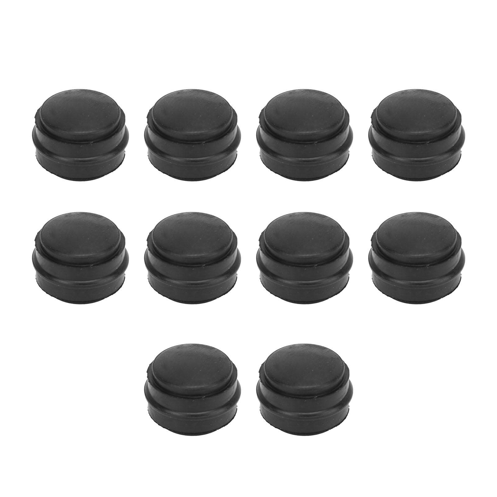 10Pcs Brake Bleeder Screw Cap 222101 Protective Easy to Install Rubber Grease Fitting Cap Nipple