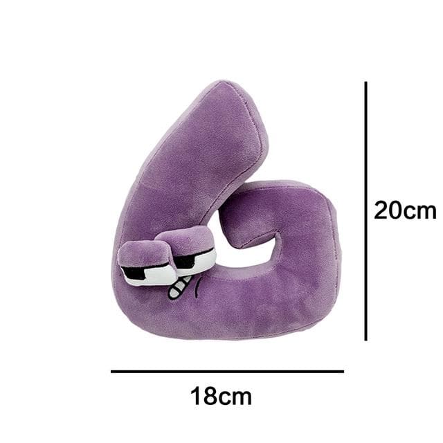 Alphabet Lore Plush Toys A-Z English Letter Stuffed Animal Plushie Doll Toys Gift For Kids Children Educational Christmas Gifts G