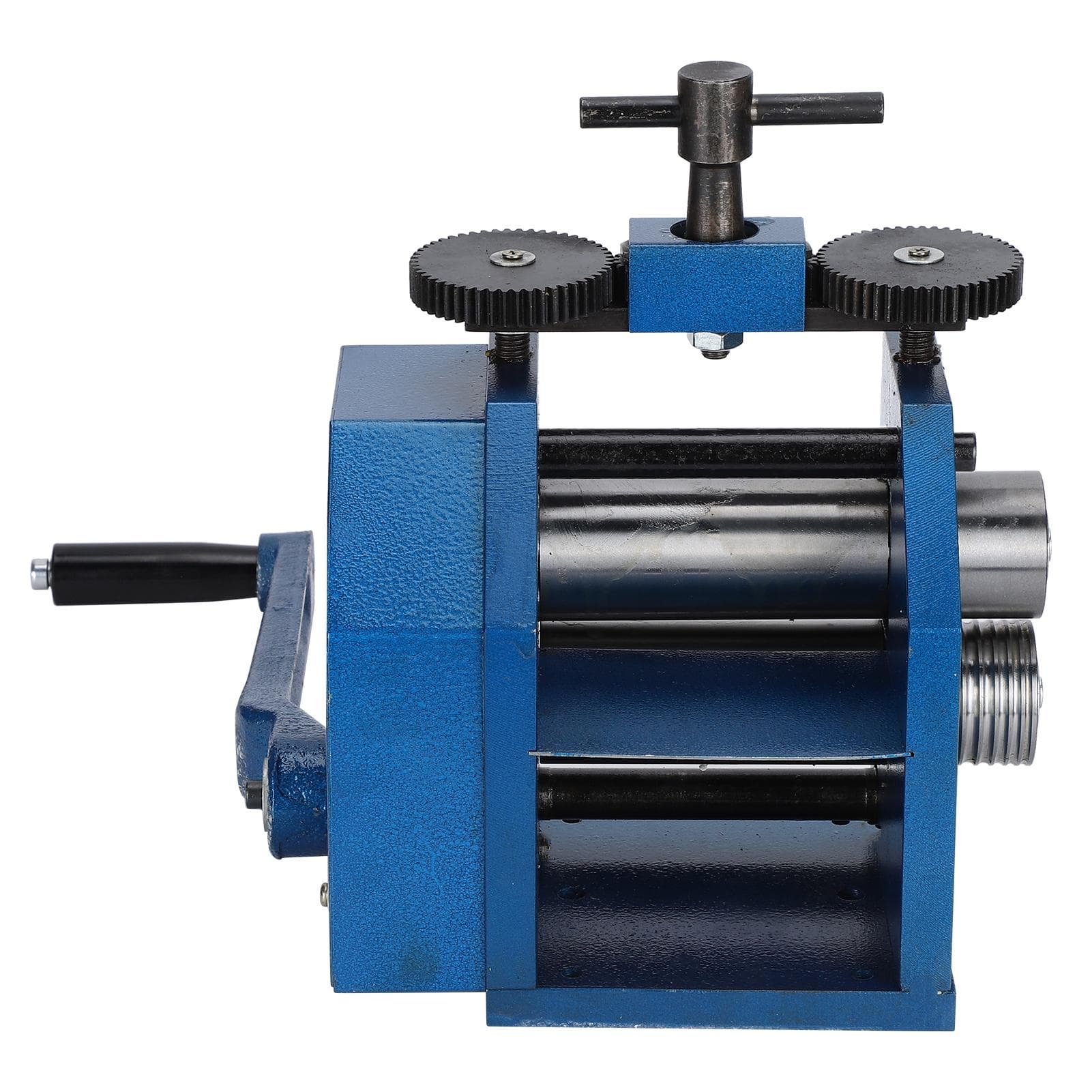 Rolling Mill Machine Hand‑Operated Jewelry Tabletting Pressing Tools Semi‑Circular Glossy