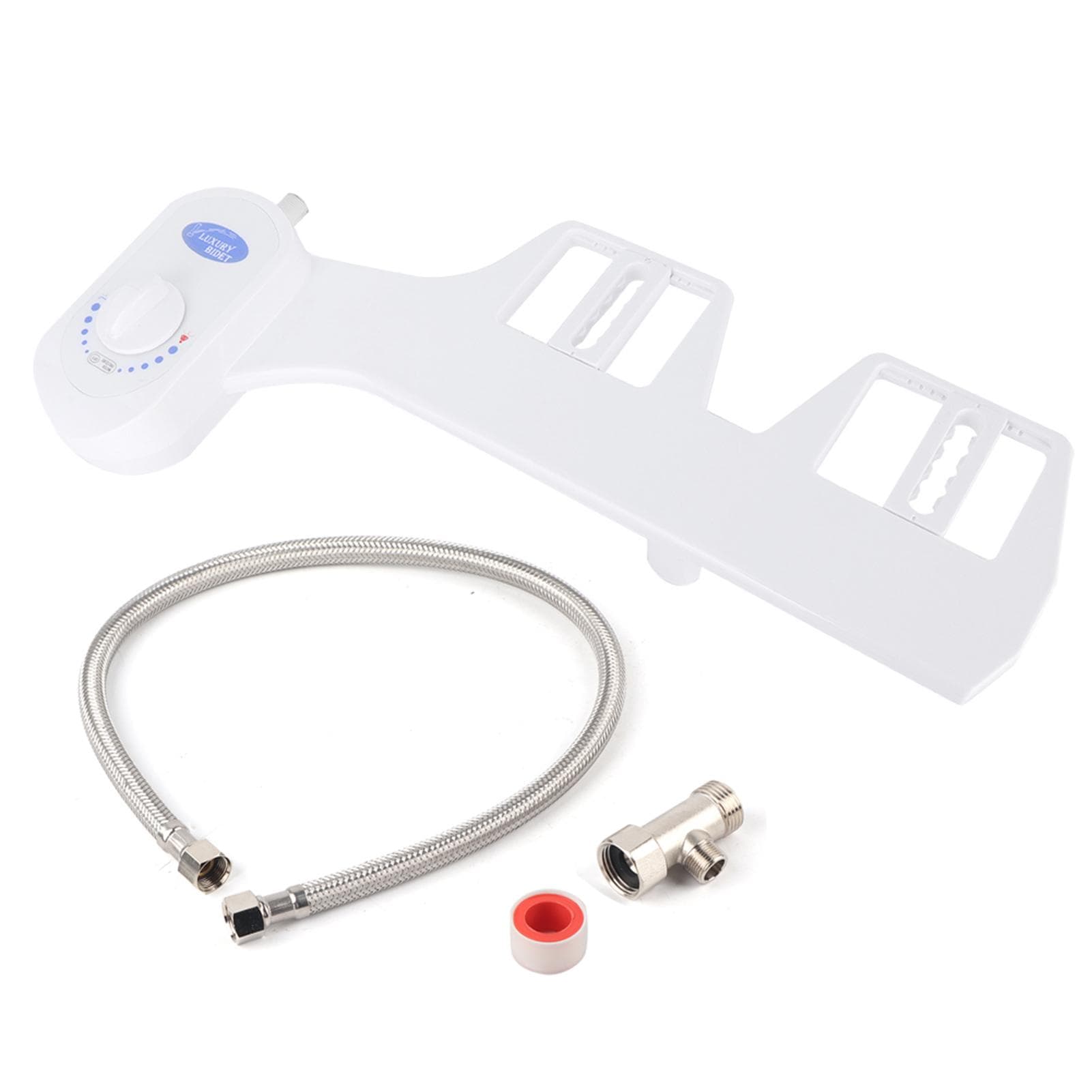 G1/2in Dual Nozzle Toilet Bidet Attachment Bathroom Bidet Sprayer for Hip Private Part Cleaning
