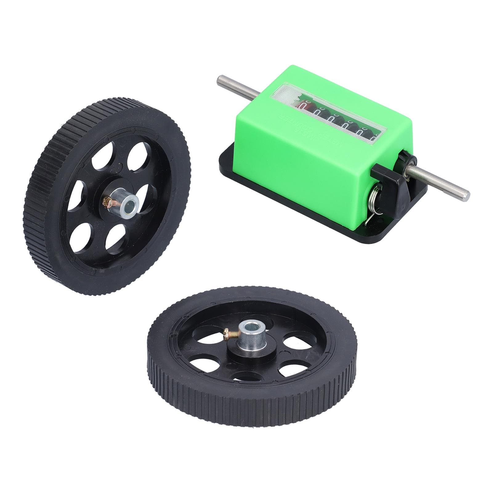 Mechanical Length Counter 6 Digits Rolling Meter with Range 0?99999.9 Meters JM316