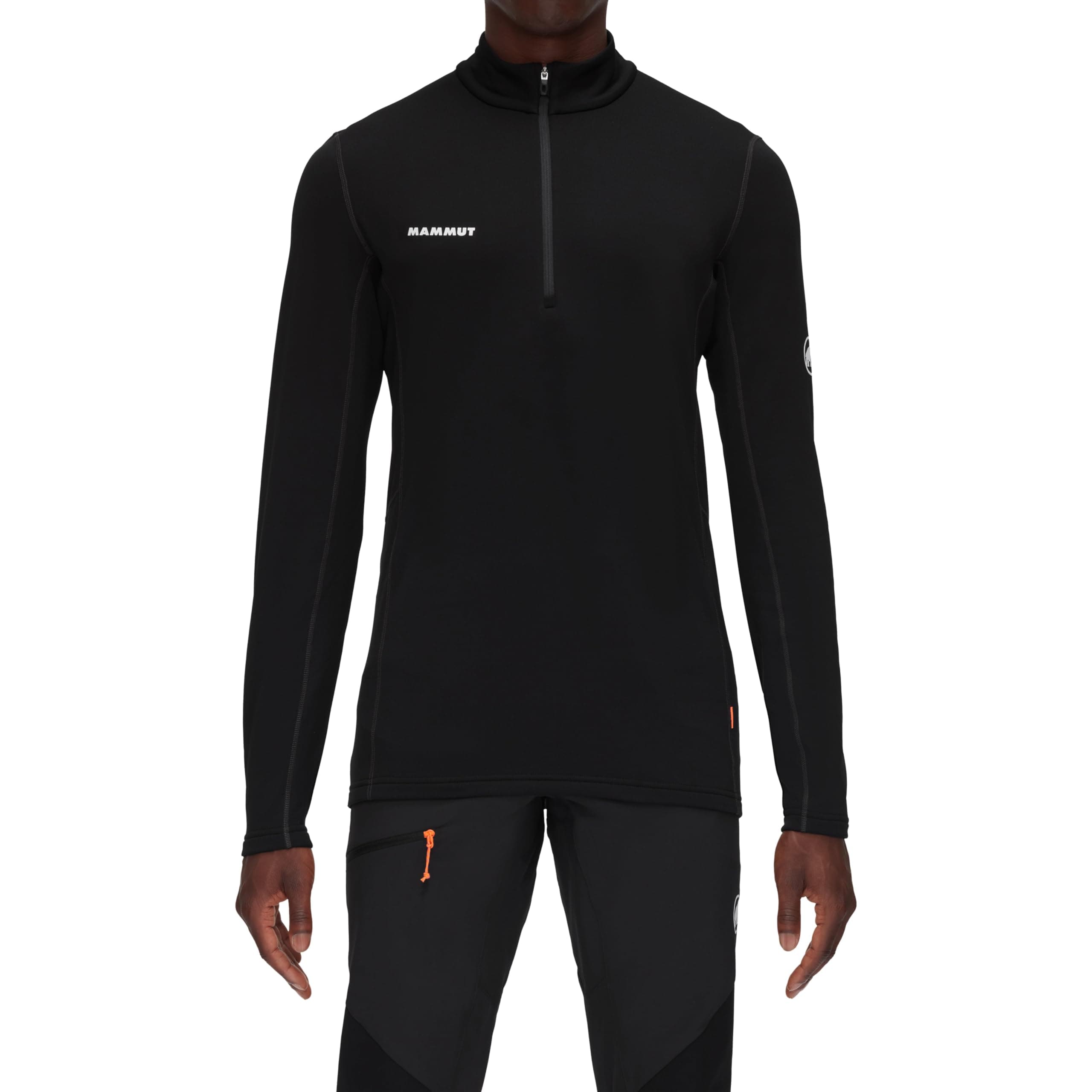 Energy Midlayer Half Zip Pull Asian Fit ML Half Zip Pull AF Men black [Mammut] Men's/Aenergy 1016-01120 black
