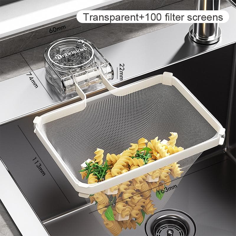 Basket Kitchen Sink Filter Screen Suction Cup Drainage Net Frame Iron Disposable Mesh Leakage Drain Hole Filter Trap