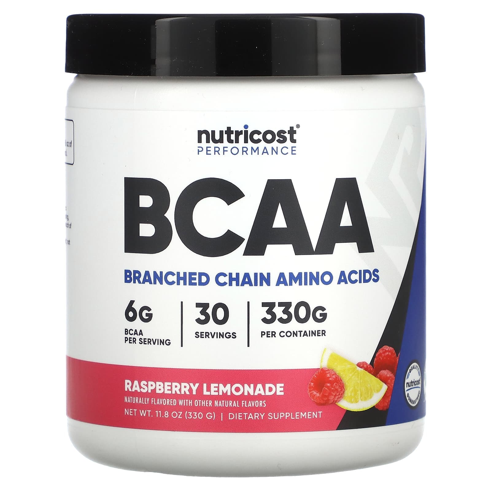 Nutricost, Athletic Performance, BCAA, Raspberry Lemonade, 11.8 oz (330 g)