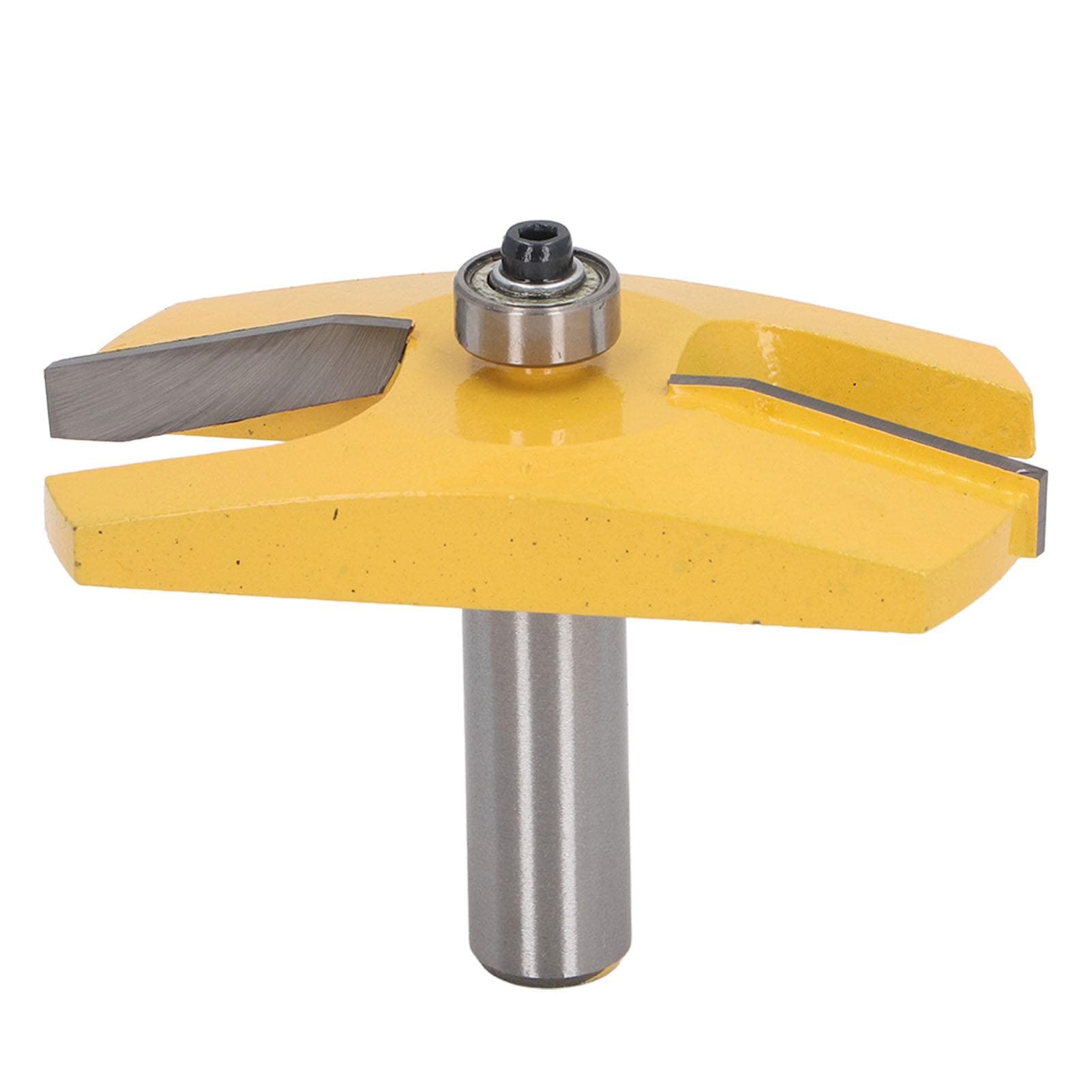 Woodworking Router Bit 12in Shank Raised Panel Router Bit for Fiberboard Hardwood Softwood
