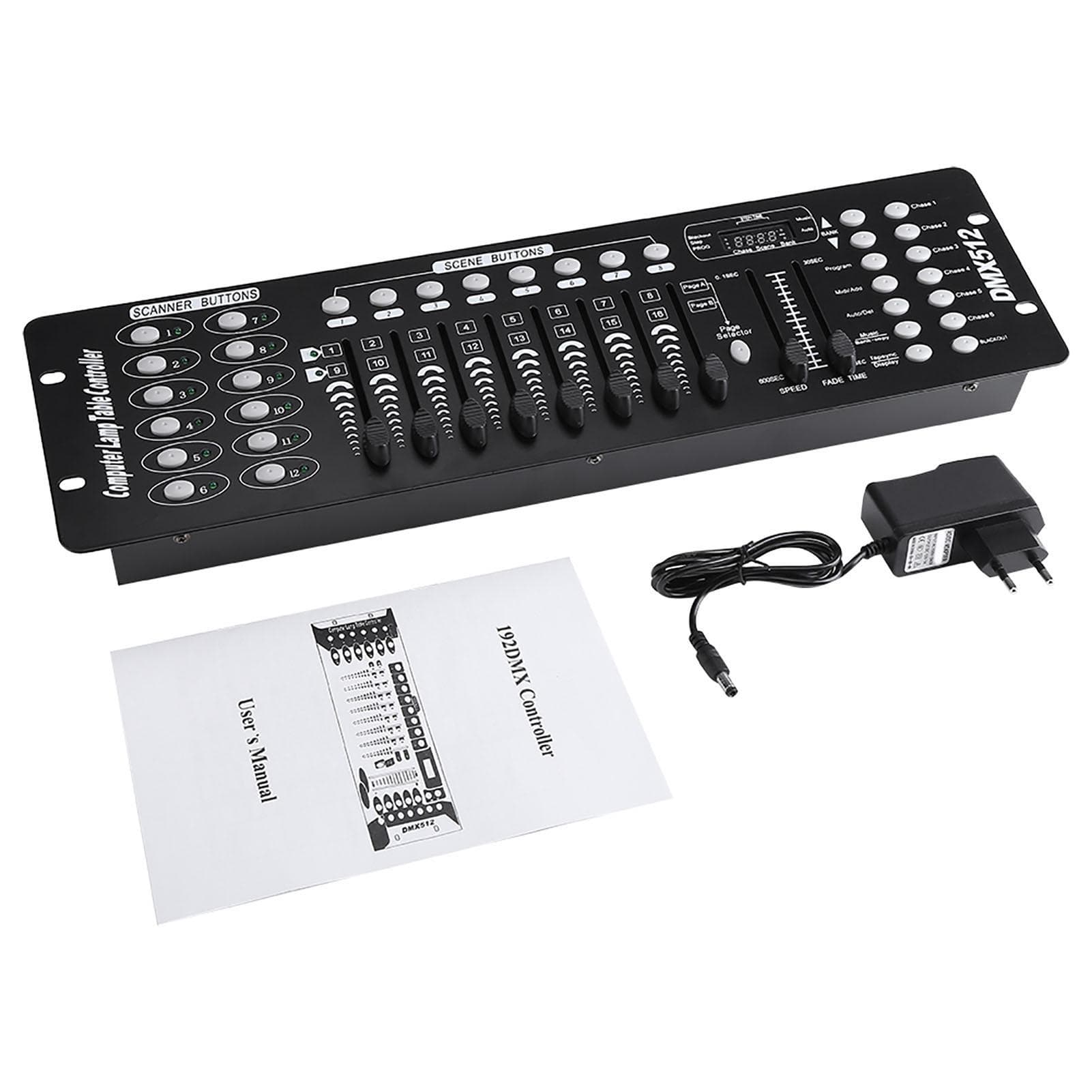 192 DMX Channels Stage Light Controller School Concerts Party Disco KTV Club