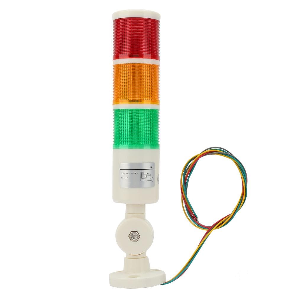 Red GreenOrange CNC Machine Warning LED Indicator Signal Light 24VDC