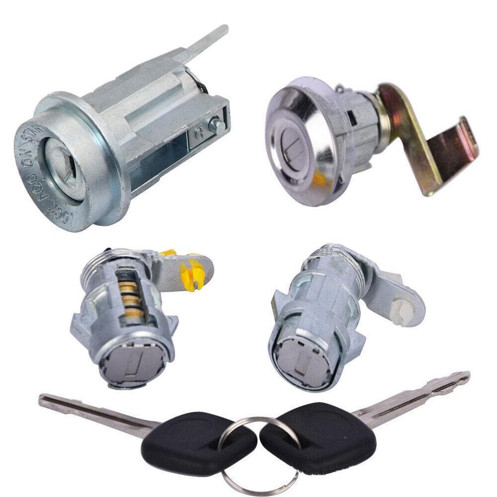 Door Lock & Key Ignition Barrel Kit For 1988-1997 Toyota Pickup Hilux RN85 LN106