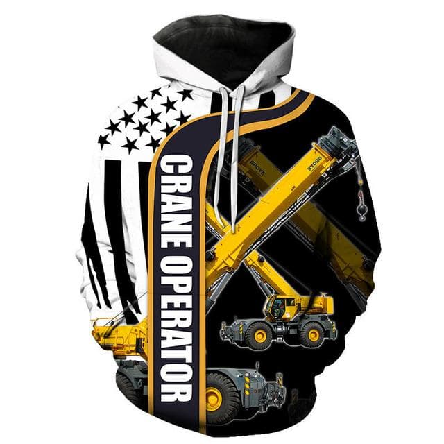 Power Tools Equipment Patterns Fashion Sportswear Casual 3D-printed Engineering Equipment Patterns Men Hoodies and Sweatshirts M
