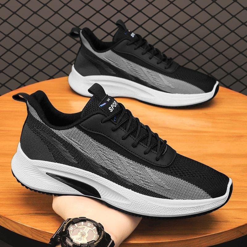 Men Casual Running Shoes Unisex Knit Breathable Sport Sneakers Women Athletic Non Slip Comfortable Shoes Leisure Tennis Shoes 39
