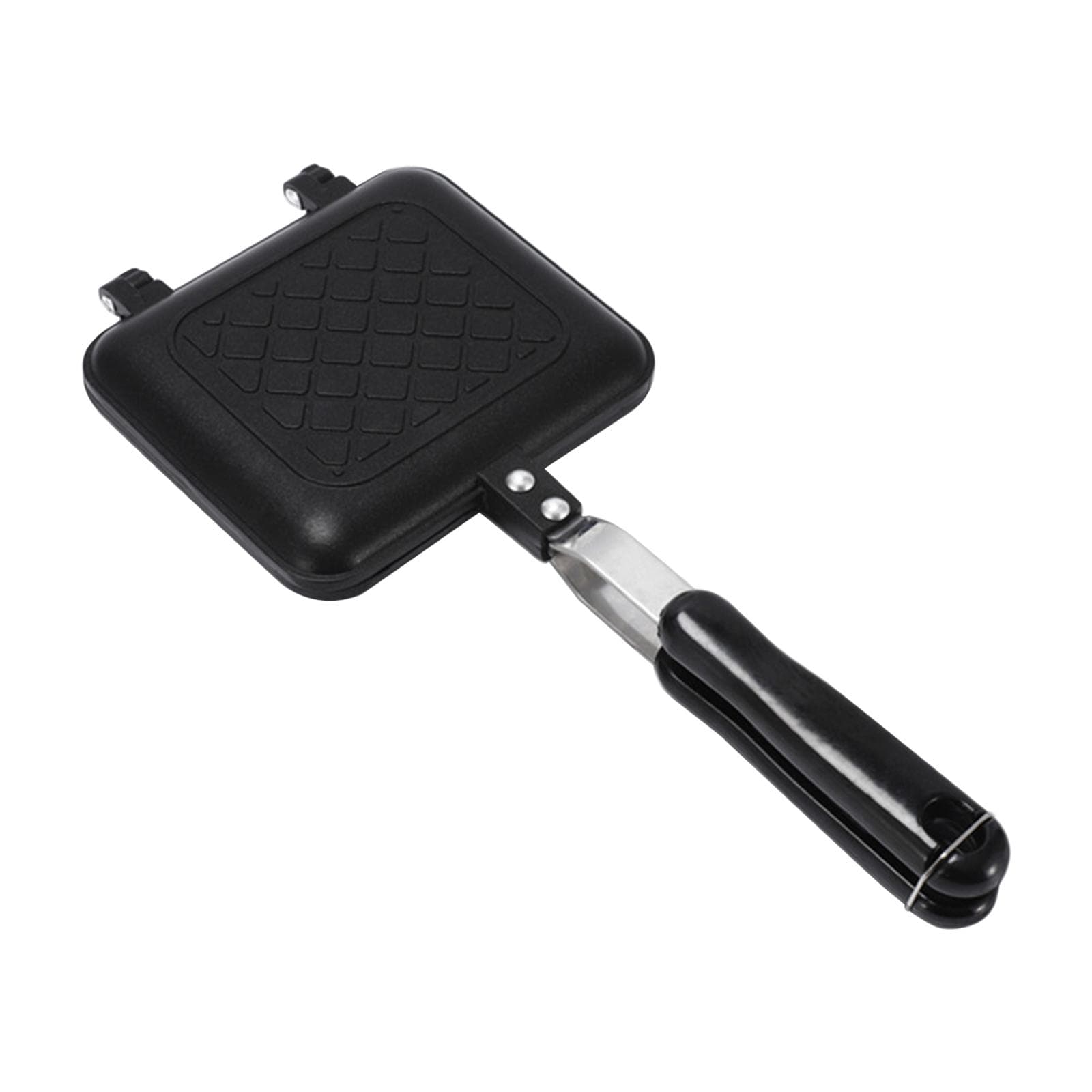 Toasted Sandwich Maker Non-stick Grilled Sandwich Panini Maker With Insulated Handle Hot Sandwich black