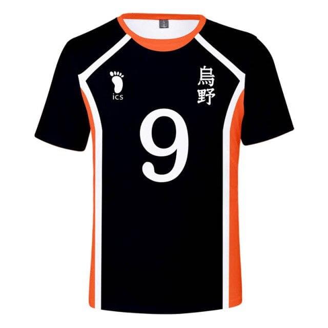New Anime Haikyuu Cosplay Costume Hinata Shoyo 3d T -Shirt Karasuno High School Volleyball Tops Kageyama Tobio Teenage Sweatshirt S