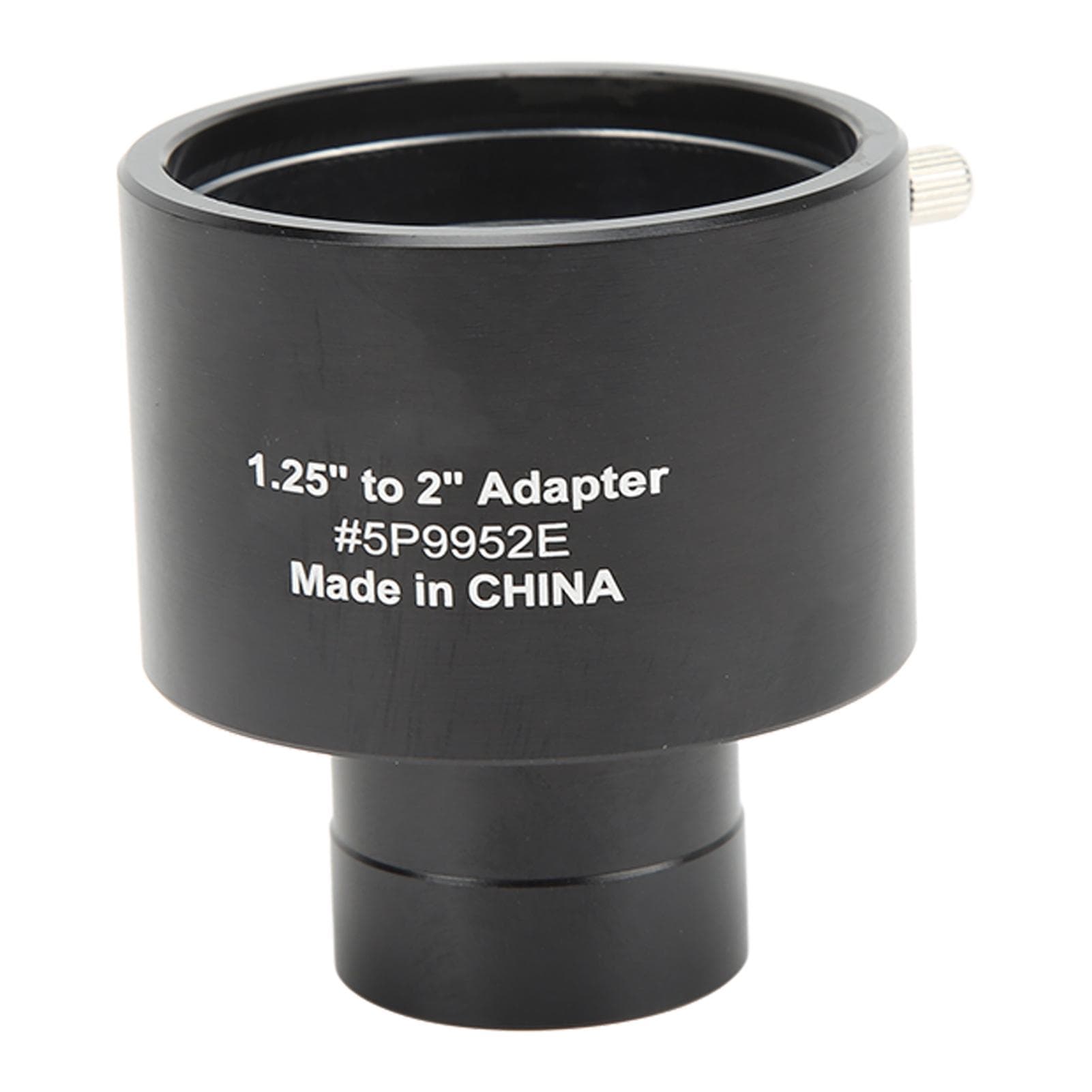 1.25 to 2 Telescope Adapter Telescope T Ring Aluminum Alloy 1.25in Port to 2in Port Adapter for