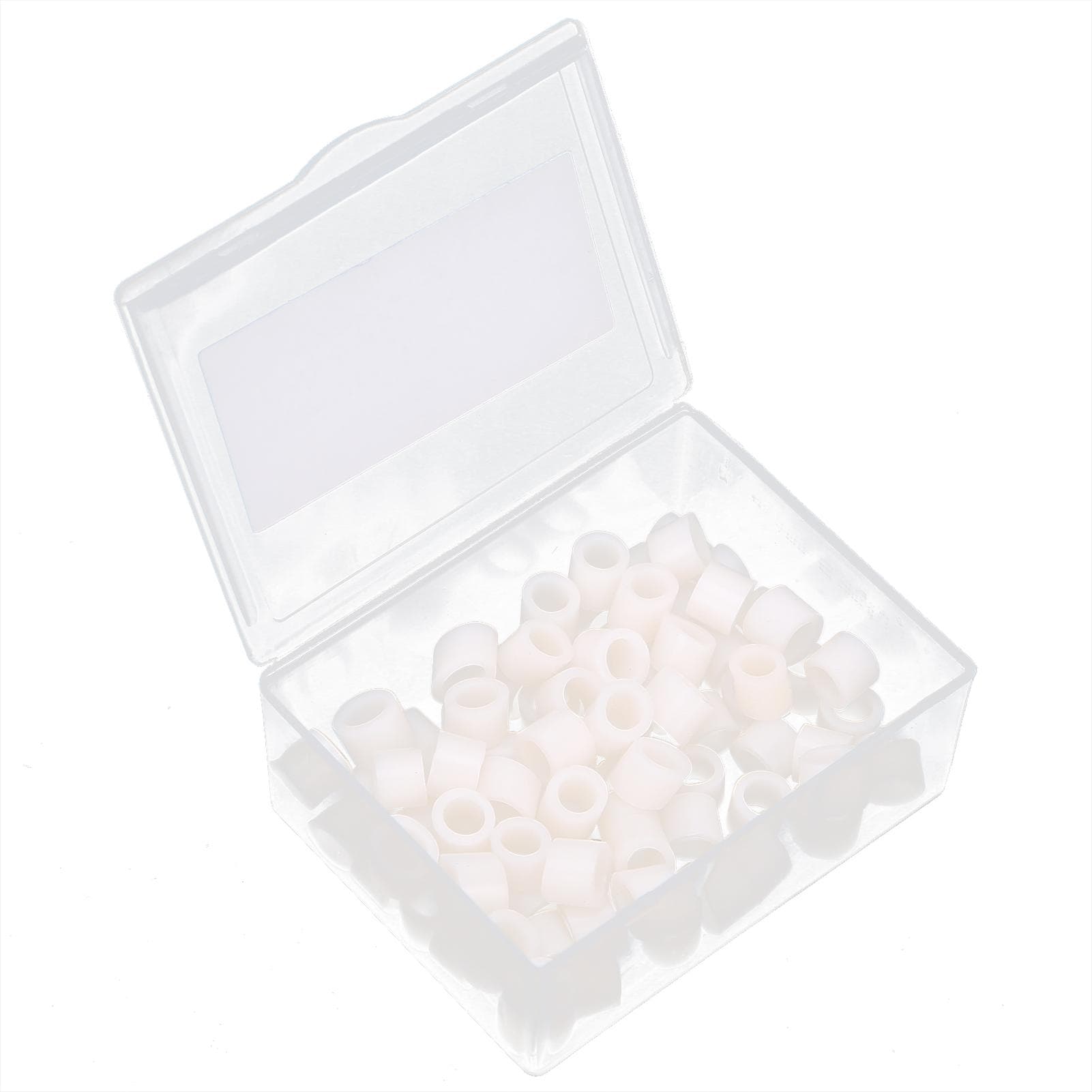 100pcs Dental Code Rings Orthodontic Silicone Dental Color Code Rings Accessory SuppliesBlue white