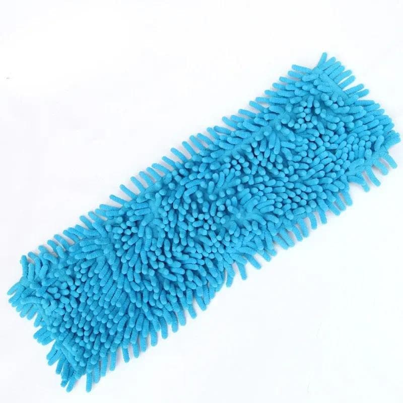 Microfiber Mop Washable Head Pads Fit Flat Dust Mops Kitchen Household Cleaning Tools Cloth Bathroom Accessories Replacement Mop blue