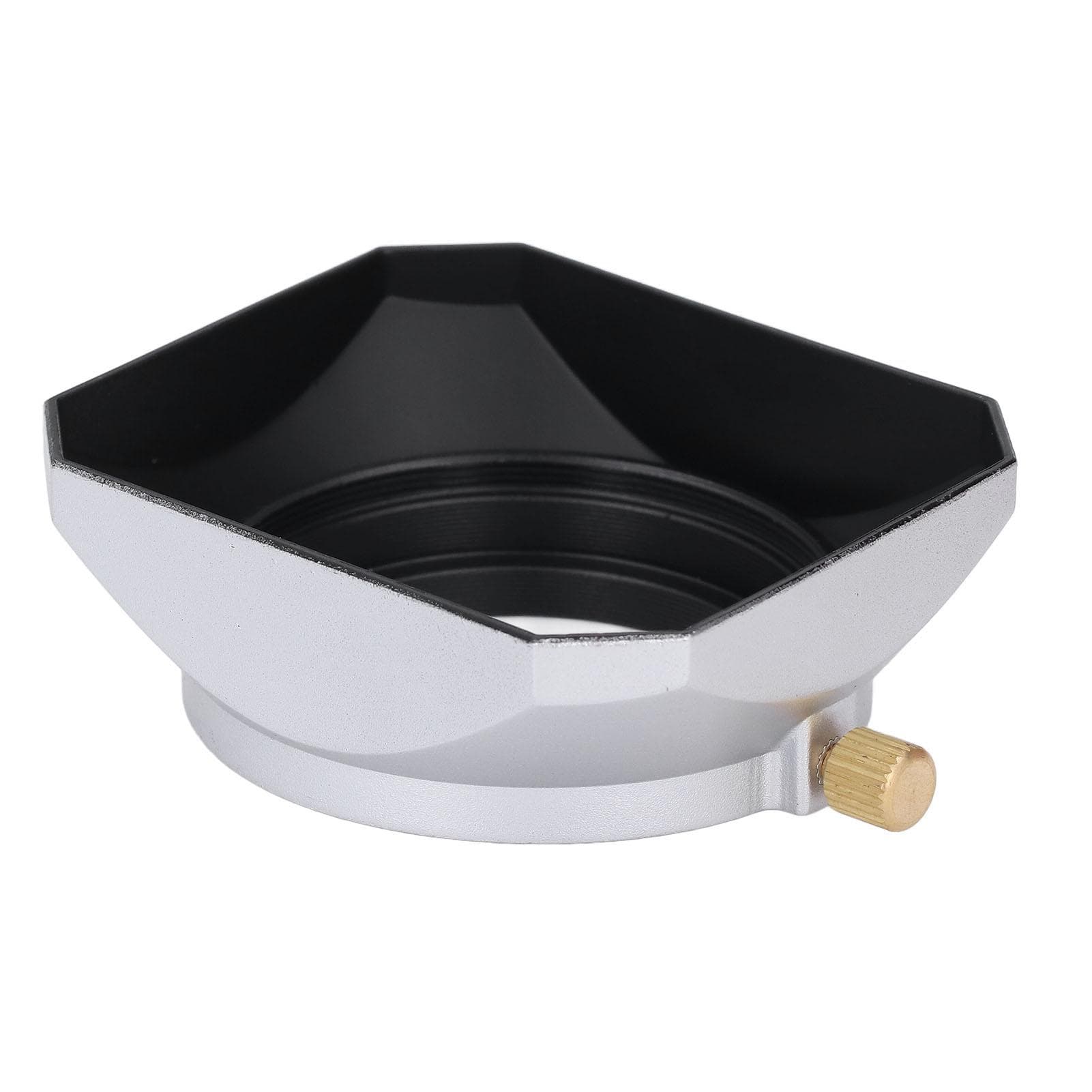 43mm Square Metal Lens Hood Aluminum Alloy ABS Digital Camera Square Lens Hood Shade for 25mm Or