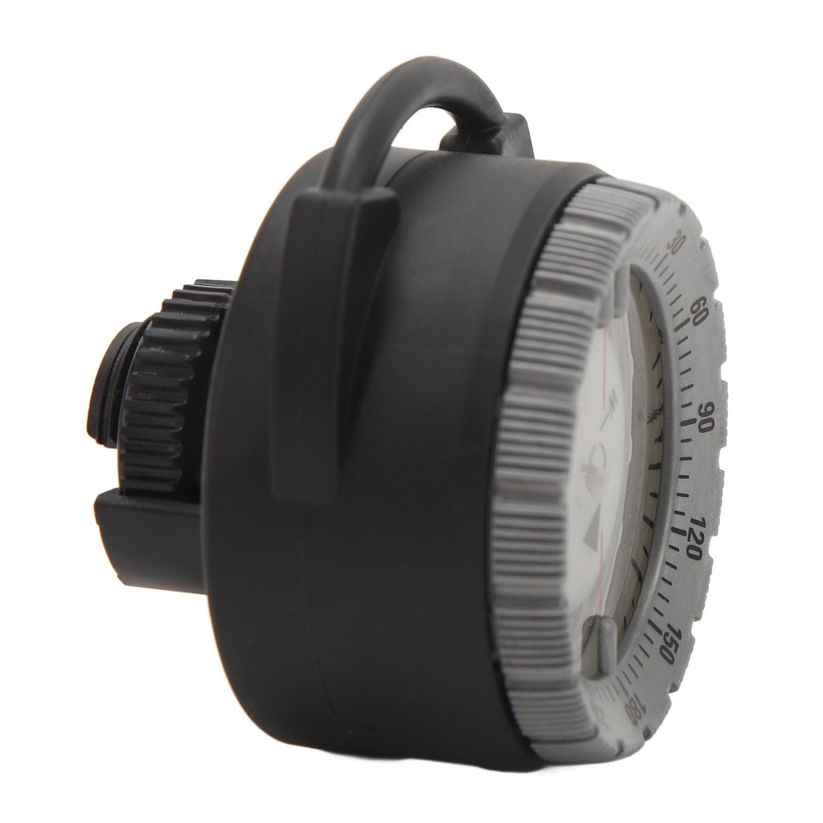 50M Underwater Diving Compass Luminous Magnetic Waterproof Pipe Clamp Diving Compass for Scuba