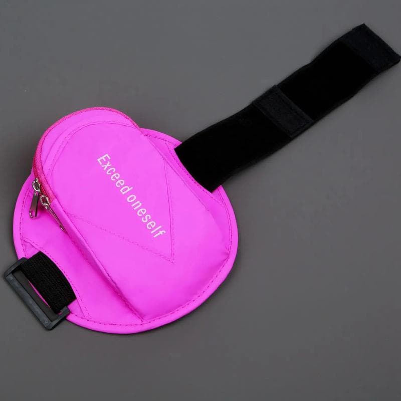 Outdoor Running Mobile Phone Arm Bag Sport Phone Armband Bag Waterproof Reflective Jogging Case Cover Holder for IPhone Samsung rose red
