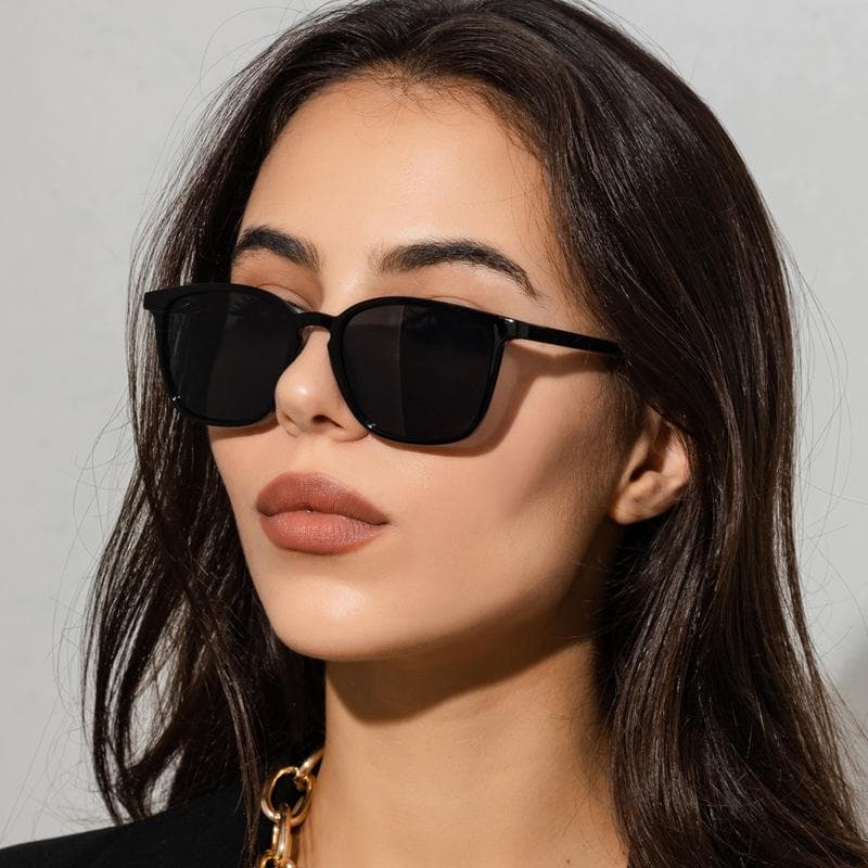 Square Small Sunglasses Women Purple Gradient Y2K Retro Hip Hop Shades UV400 Protection Fashion Sun Glasses As Picture