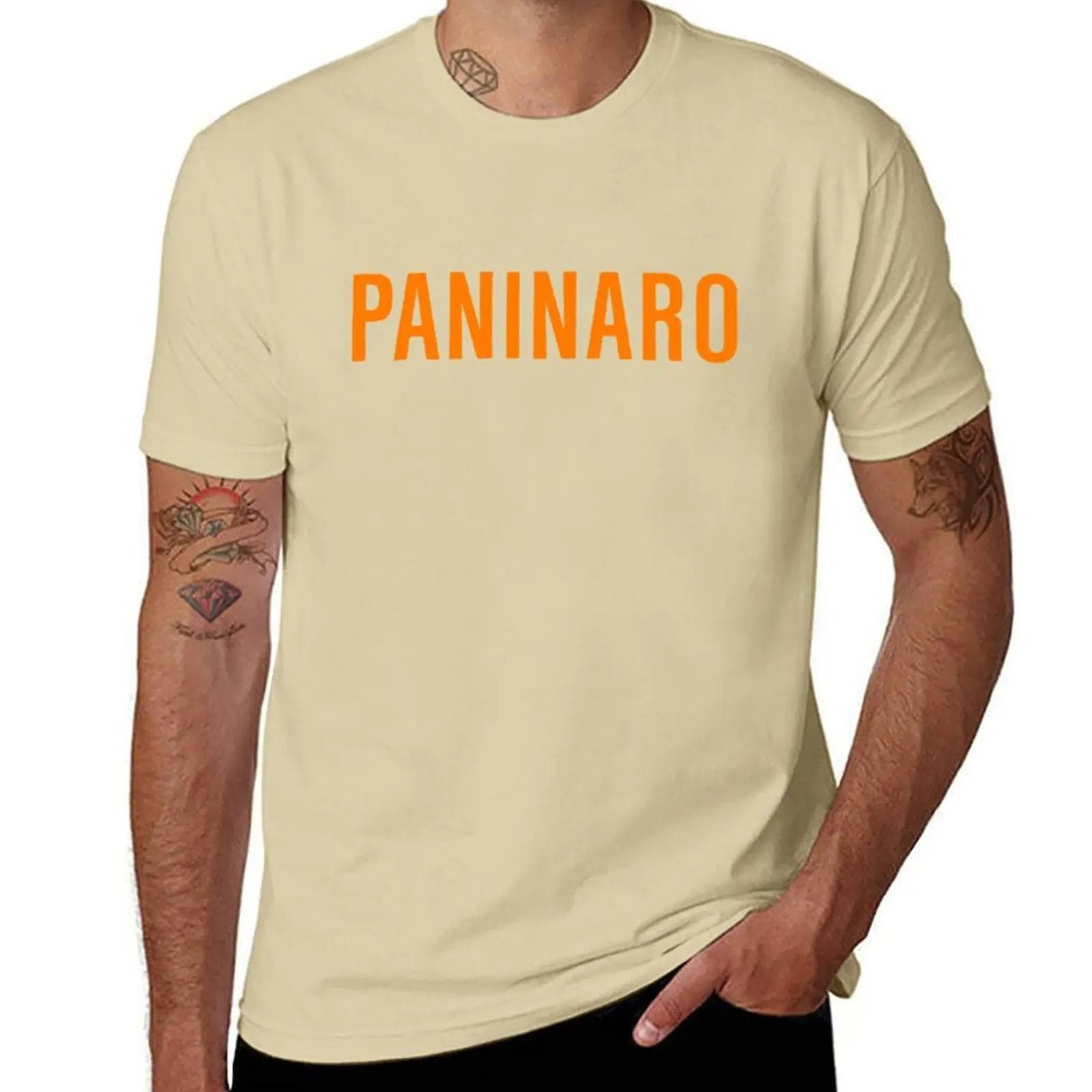 Paninaro (orange) T-Shirt tees sublime blacks Men's t-shirt L
