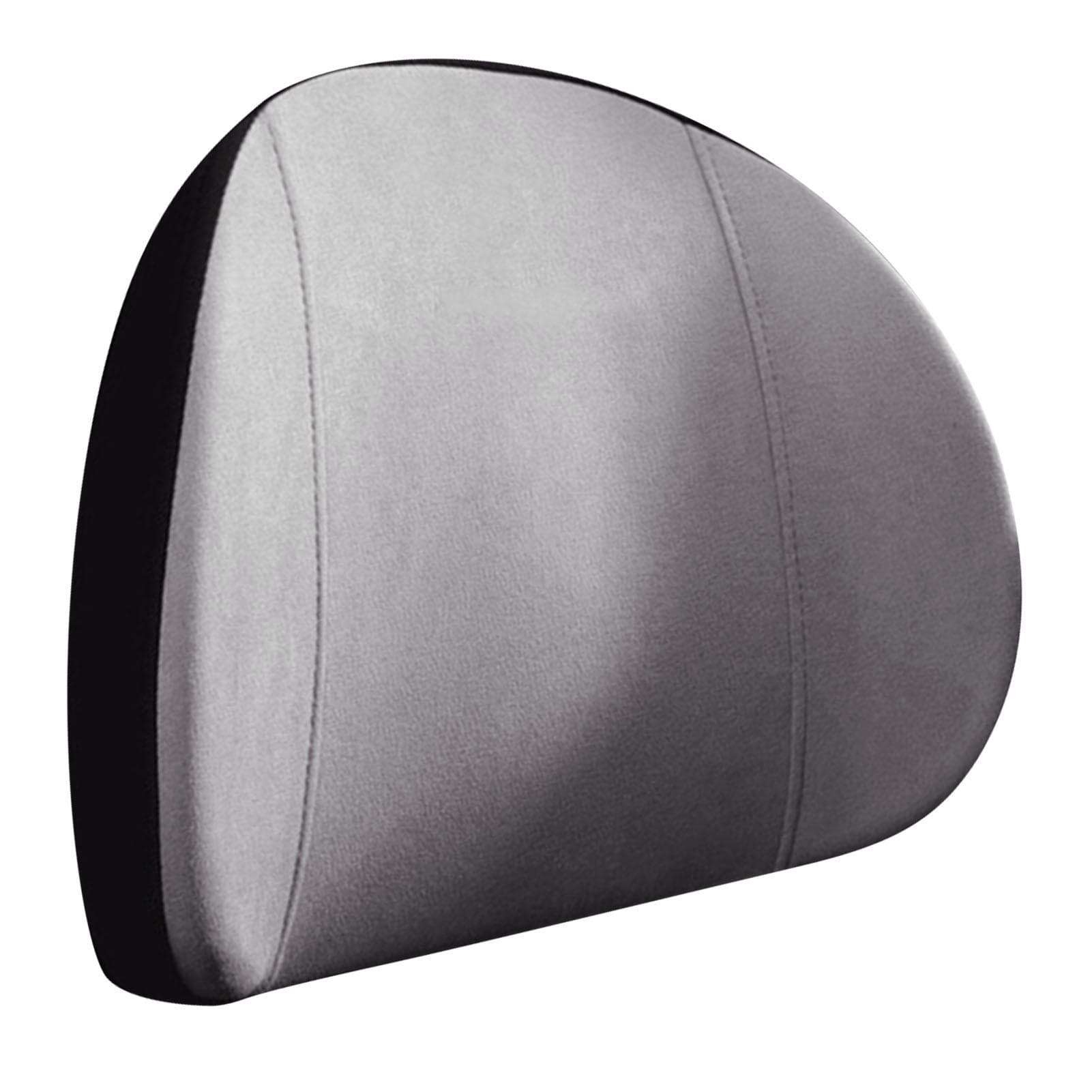 Car Lumbar Pillow Seat Memory Foam Lumbar Support Pillow Back Pain Relief Breathable Lower Back grey