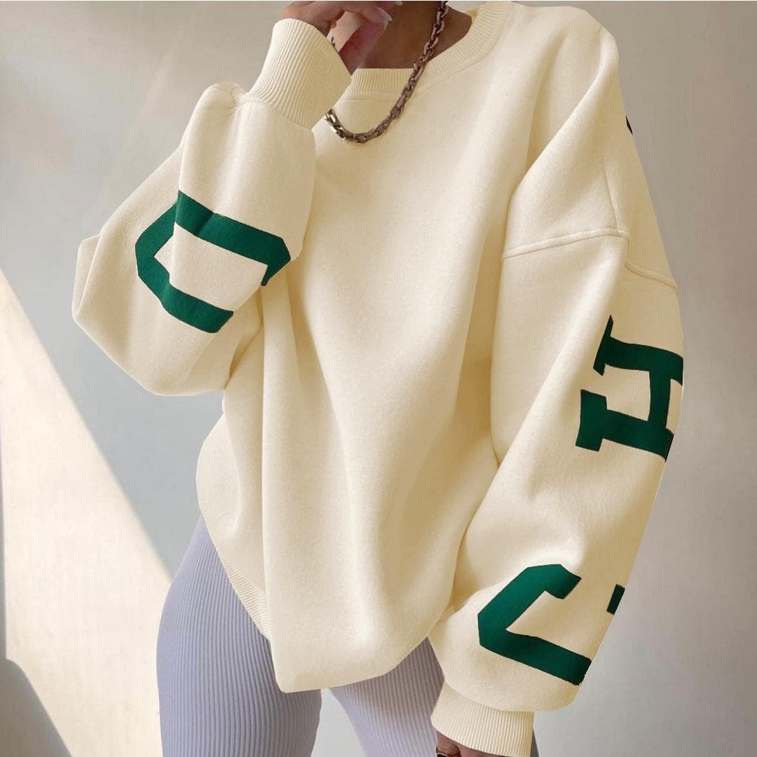 BITCED Women's Casual Fashion Print Thick Top Long Sleeve Hoodie XL