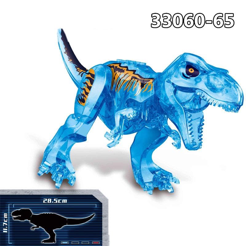 28CM Huge Raptor Carnotaurus Building Blocks Dinosaur Bricks Tyrannosaurus T-Rex Assemble Kids Toys Kids Gift Christmas Gifts 32