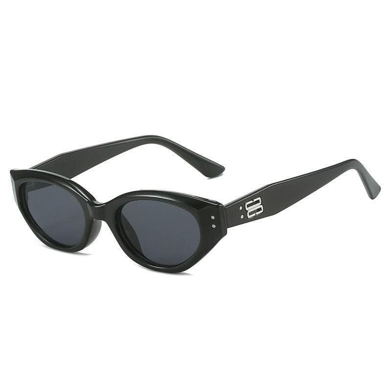Chic Cat Eye Glasses Plastic Frame Anti Reflective Lens Fashion Trendy Unisex Decorative Eyewear Street Snap Style