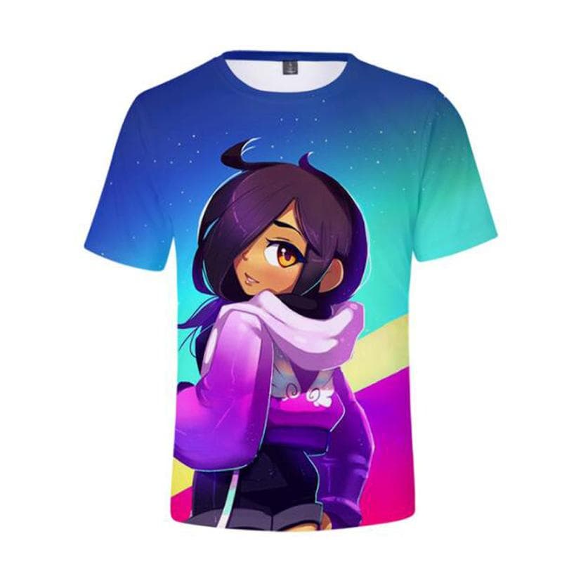 Tshirts Anime Aphmau Merch 3D Print Streetwear Boys Girls Cute Casual Fashion Oversized T Shirt Harajuku Kids Tees Tops Clothing 120