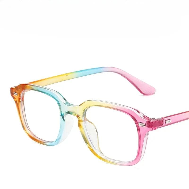 Retro Square Frame Computer Sunglasses Anti Blue Light UV Protection Office Glasses Fashion Work Eyewear