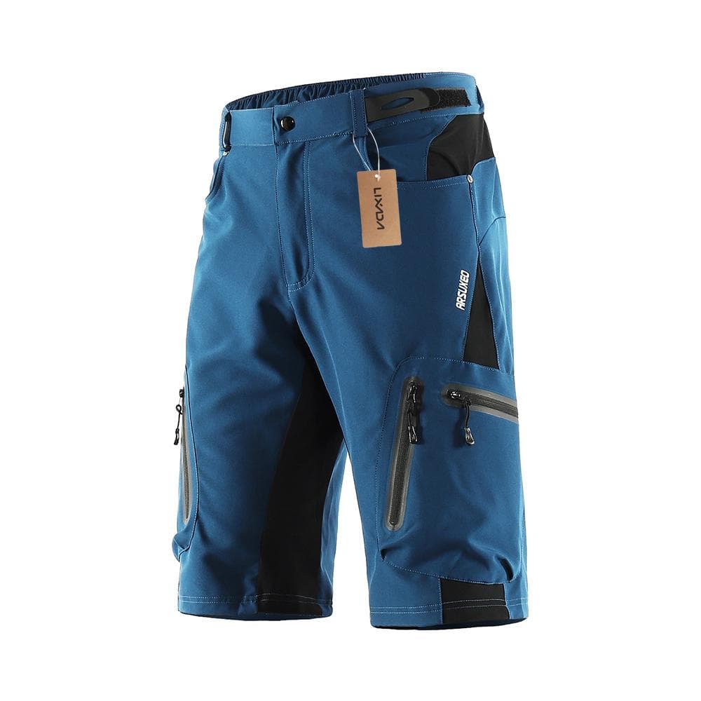 Lixada Baggy Shorts Cycling Biking Pants Breathable Sports Loose Fit Shorts Outdoor Casual Cycling XXL dark blue