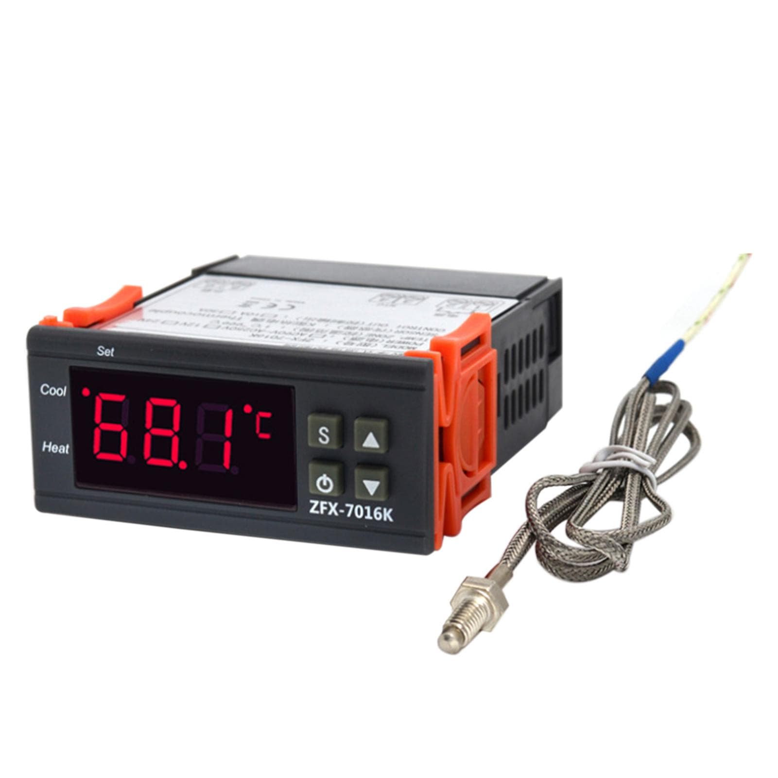 ZFX-7016K 30A Digital Temperature Controller Intelligent High Accuracy Temp Control Thermostat for 220V