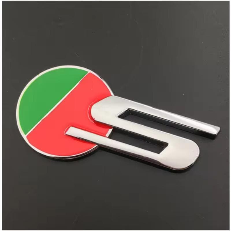 Clip Grille Sticker For F-TYPE E-PACE F-PACE XE XF XJL R S Sport Emblem Sticker Car Front Grille Badge Sticker Accessories Red&Green S Badge Sticker