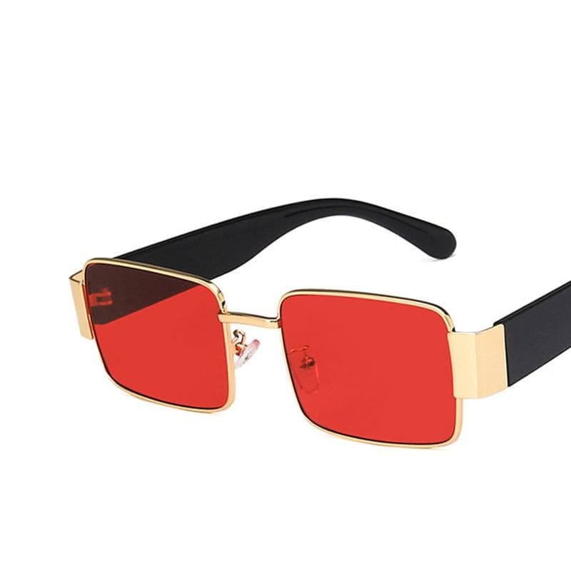 New Fashion Vintage Sunglasses Women Men Designer Retro Rectangle Sun Glasses Colorful Square Eyewear Unisex MULTI